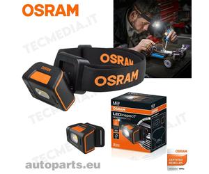 Lampada Torcia Frontale Led Osram Headtorch250 Professionale Ideale da Ispezione