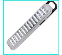 LAMPADA TORCIA LUCE 42 LED RICARICABILE DI EMERGENZA SOS PORTATILE OFFICINA FARO [EEK: Conforme]