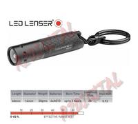 LAMPADA TORCIA MINI LED LEDLENSER TATTICA K1 PORTACHIAVI ALIMENTAZIONE BATTERIA