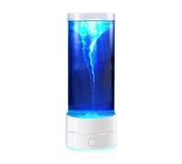 Lampada Tornado Motion - Luce visiva multicolore, Decorazione rilassante per la tavola, Illuminazione d'atmosfera innovativa, Display a ambientale con design ad acqua che scorre | Lampada Torn