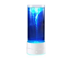 Lampada Tornado Motion - Luce visiva multicolore, Decorazione rilassante per la tavola, Illuminazione d'atmosfera innovativa, Display a ambientale con design ad acqua che scorre | Lampada Torn