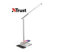 Lampada TRUST LED Caricabatterie Wireless scrivania ufficio 3 modalità luce USB [EEK: A+]