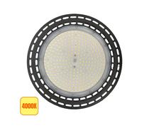 Lampada UFO LED 200W IP65 Nera - Alta Efficienza, Luce 4000K