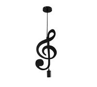 Lampada un Sospensione, Plafoniera nel Nota Musicale Lampadario con P9371
