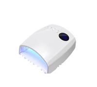 Lampada Unghie, Lampada UV da 168 W con 45 LED, 4 modalità timer, for unghie, smalto in gel, asciugatrice for pedicure, manicure, lampada for unghie LCD senza fili(White)