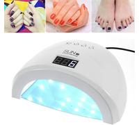 LAMPADA UNGHIE LED UV RICOSTRUZIONE DISPLAY 48W FORNETTO TIMER SENSORE SUN 1S