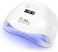 Lampada Unghie UV 36 LED Professionale con 5 Timer da 48W / 54W. Forno ideale per il Manicure e Pedicure con Sensore Movimento e base staccabile. Fornetto UV asciuga Smalto Semipermanente e Gel