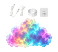 Lampada USB Cloud Light - Dispositivo per il ritmo musicale, Decorazione notturna a LED, Accento della camera da di casa, Strumento per la cameretta dei bambini, Illuminazione del bar per feste