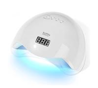 Lampada UV a LED SUN5 da 48 W for asciugatura unghie con 4 timer, sensore automatico, tutti gli accessori for strumenti professionali for nail art in gel(White)