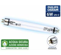 Sterilizzatore con lampada UV-C Osram 6W per depuratore acqua osmosi domestico [EEK: A++]