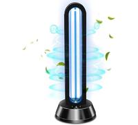 Lampada UV Disinfettante A Luce Uvc con Telecomando, 38 W / 60 W / 100 W, Sterilizzatore per Disinfezione Pulisce L'aria, Lampada A Raggi Ultravioletti Disinfetta La Tua Casa per 15/30, 38w-c