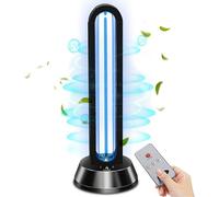 Lampada UV Disinfettante A Luce Uvc con Telecomando, 38 W / 60 W / 100 W, Sterilizzatore per Disinfezione Pulisce L'aria, Lampada A Raggi Ultravioletti Disinfetta La Tua Casa per 15/30, 100w-b