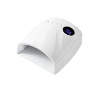 Lampada UV for unghie a LED con 45, for la polimerizzazione di tutti gli smalti in gel, sensore movimento, for manicure e pedicure, grande spazio(White)