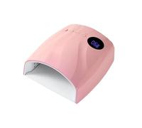 Lampada UV for unghie a LED con 45, for la polimerizzazione di tutti gli smalti in gel, sensore movimento, for manicure e pedicure, grande spazio(Pink)
