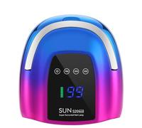 Lampada UV for unghie da 200 W, 48 LED, asciugatrice for con schermo LCD, lampada for manicure ricaricabile for la polimerizzazione di tutti i tipi , gel, strumenti for nail art