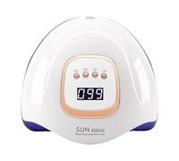 Lampada UV for unghie da 380 W, 81 LED, asciugatrice for con schermo LCD, lampada for manicure ad asciugatura rapida for la polimerizzazione di tutti i tipi , gel e strumenti for nail art(X25)