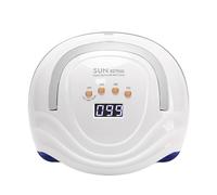 Lampada UV for unghie da 380 W, 81 LED, asciugatrice for con schermo LCD, lampada for manicure ad asciugatura rapida for la polimerizzazione di tutti i tipi , gel e strumenti for nail art(X27)