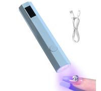 Lampada UV gel lampada UV per unghie gel - luce manuale |2 timer, essiccatore a LED ricaricabile per estensione rapida delle unghie, uso della ma