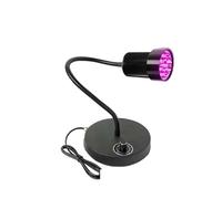 Lampada UV, Lampada UV 405nm Lampada polimerizzante a led ultravioletti 365nm 395nm Colla epossidica regolabile Resina olio verde Schermo Circuito Riparazione saldatura ,Stagionatura Efficiente(395nm)