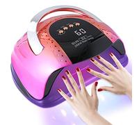 Lampada UV LED 268W per smalto gel con 4 impostazioni timer e asciuga unghie manicure professionale con sensore automatico