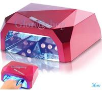 LAMPADA UV LED CCFL 36W PROFESSIONALE RICOSTRUZIONE GEL UNGHIE NAIL ART TIMER
