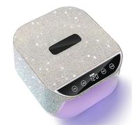 Lampada UV LED for unghie da 36 con 4 modalità timer, touch screen, asciuga for polimerizzare tutti i gel, lucidare le e usare gli strumenti for(White Rhinestone)