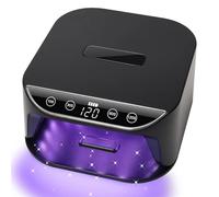 Lampada UV LED for unghie da 36 con 4 modalità timer, touch screen, asciuga for polimerizzare tutti i gel, lucidare le e usare gli strumenti for(Black)