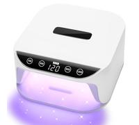Lampada UV LED for unghie da 36 con 4 modalità timer, touch screen, asciuga for polimerizzare tutti i gel, lucidare le e usare gli strumenti for(White)