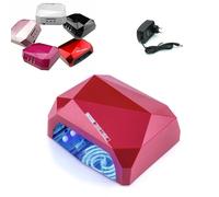 LAMPADA UV LED FORNETTO RICOSTRUZIONE UNGHIE NAIL ART CON TIMER 36W DIAMANTE DSI