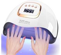 Lampada UV LED per Unghie 380W, Lampada Professionale per Smalto Gel Con 81 Perl