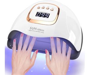 Lampada UV LED per Unghie 380W, Lampada Professionale per Smalto Gel Con 81 Perl