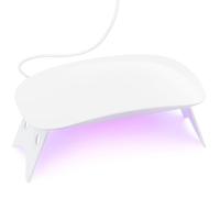 Lampada UV LED per Unghie 6W Asciuga Smalto Semipermanente e Gel Portatile USB | Mini Lampada Professionale per Manicure e Pedicure con Gambe Pieghevoli