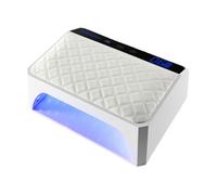 Lampada UV LED per unghie, Lampada for unghie UV LED da 178 W con cuscino for le mani, design extra large, asciuga ricaricabile per asciugatura smalto UV(White)