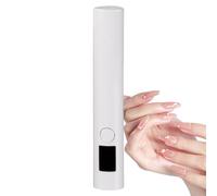 Lampada UV LED per unghie, luce per manicure ad asciugatura rapida, asciuga unghie ricaricabile con batteria da 250 mAh, ricarica di tipo C, compatta per casa, viaggi, viaggi d'affari, gel UV