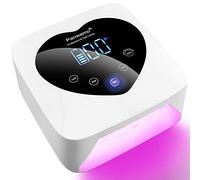 Lampada UV LED Ricaricabile 72W Luce UV Senza Fili per Unghie con Base Rimovibile, Lampada di Indurimento Professionale per Unghie Gel con 30 Perle 5 Lampade di Regolazione