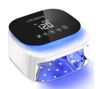 Lampada UV LED Senza Fili Del Chiodo, 60W Ricaricabile Nail Light Quick Curing Dryer, Intelligente Sensore e LCD Dell'esposizione, Portatile 30 Perline La Luce Del Chiodo Con 4 Impostazioni Del Time