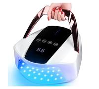 Lampada UV LED Unghie, Lampada for unghie a LED UV 96W Ricaricabile Cordless Professionale for unghie Gel Smalto for unghie Lampada for polimerizzazione Nail Art Strumenti for manicure for la casa