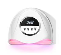 Lampada UV LED Unghie, Lampada professionale UV LED for unghie da 320 W, asciugatrice for smalto in gel ad alta potenza, macchina for terapia con luce LED a polimerizzazione rapida