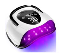 Lampada UV LED Unghie, Lampada UV LED da 220 W for unghie e smalto in gel con 57 perle e 4 impostazioni del timer