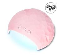 Lampada UV LED Unghie, Lampada UV LED for unghie, asciugatrice for smalto gel acrilico a rapida polimerizzazione, lampada UV for unghie con 3 timer(Pink)