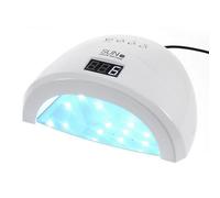 LAMPADA UV LED UNGHIE RICOSTRUZIONE DISPLAY 48W FORNETTO TIMER SENSORE SUN 1S