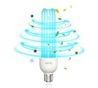 Lampada UV Ozono 55W Lampada Germicida Raggi UVC E27 254nm con Tubo al Quarzo