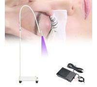 Lampada Uv Per Extension Ciglia Per Fotopolimerizzazione Colla Per Ciglia, Lampada Led Da 5 W Per Extension Ciglia, Con Controllo A Pedale/Polimerizzazione Colla In 2-3 Secondi/1 Occhiali,White