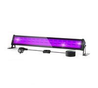 Lampada UV per la polimerizzazione, 1/2 pezzi di proiettore UV 385-405NM fluorescente luce ultravioletta nera 36/72W festa palco discoteca decorazione retroilluminazione a LED for bar DJ(36W 1pc)