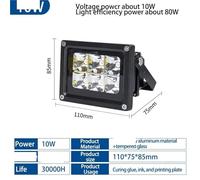 Lampada UV per Resina Lampada di polimerizzazione UV a LED 405nm 395nm 365nm Manuale riparazione PCB in resina for stampante 3D cottura a irradiazione luce viola fai da te(405NM,10W)