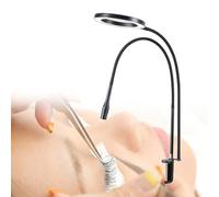 Lampada Uv Per Unghie In Gel, Lampada Led Per Polimerizzazione Flash, Essiccatore Per Manicure Con Morsetto, Dimmerazione Continua Da 5 W, Lampada Da Scrivania Flessibile Per La Cura Degli,Black