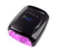 Lampada UV per unghie, Lampada for unghie UV LED da 96 W, asciugatrice for manicure, macchina for fototerapia, lampada for unghie UV for donne e ragazze, strumento for salone di nail art(Noir)