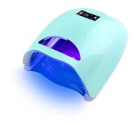 Lampada UV per unghie, Lampada portatile for la terapia della luce for nail art, ricarica intelligente, induzione, for tostatura delle unghie, asciugatura rapida, a forma di diamante colorato(Groen)