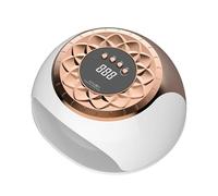 Lampada UV per unghie, luce per polimerizzazione gel, essiccatore LED professionale, prestazioni di ripristino rapido, funzione impostazioni timer, dimensioni compatte bianche, gestione intelligente