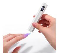 Lampada UV per unghie, portatile, ad asciugatura rapida, con timer, per unghie in gel, manicure domestica, nail art fai da te